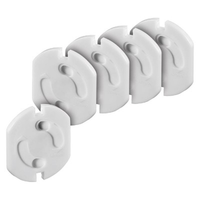GOOBAY προστατευτικά επαφών πρίζας 51319, 5τμχ, λευκό GOOBAY προστατευτικά επαφών πρίζας 51319, 5τμχ, λευκό