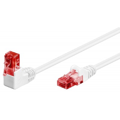 GOOBAY καλώδιο U/UTP CAT6 51521, γωνιακό, CCA AWG 25/7, 0.5m, λευκό GOOBAY καλώδιο U/UTP CAT6 51521, γωνιακό, CCA AWG 25/7, 0.5m, λευκό