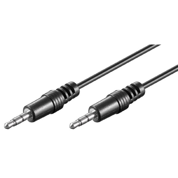 GOOBAY καλώδιο ήχου 3.5mm 51660, 3 pin stereo, copper, 5m, μαύρο GOOBAY καλώδιο ήχου 3.5mm 51660, 3 pin stereo, copper, 5m, μαύρο