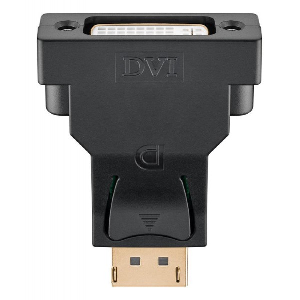 GOOBAY αντάπτορας DisplayPort σε DVI-D 1.1 51720, gold-plated, μαύρος GOOBAY αντάπτορας DisplayPort σε DVI-D 1.1 51720, gold-plated, μαύρος