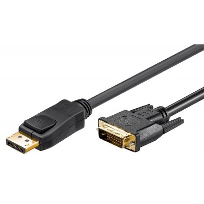 GOOBAY καλώδιο DisplayPort σε DVI-D Dual-Link 51962, 3m, μαύρο GOOBAY καλώδιο DisplayPort σε DVI-D Dual-Link 51962, 3m, μαύρο