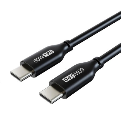 CABLETIME καλώδιο USB-C CM60, PD60W, USB 2.0, 3A, 1m, μαύρο CABLETIME καλώδιο USB-C CM60, PD60W, USB 2.0, 3A, 1m, μαύρο
