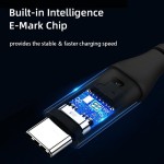 CABLETIME καλώδιο USB-C CM100, PD100W, E-MARK, USB 2.0, 5A, 1m, μαύρο CABLETIME καλώδιο USB-C CM100, PD100W, E-MARK, USB 2.0, 5A, 1m, μαύρο