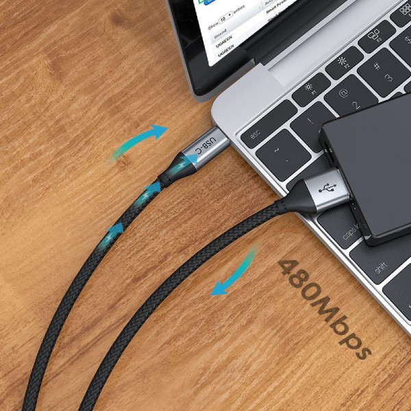 CABLETIME καλώδιο USB-A σε USB-C C160, 5A, USB 2.0, 0.25m, μαύρο CABLETIME καλώδιο USB-A σε USB-C C160, 5A, USB 2.0, 0.25m, μαύρο