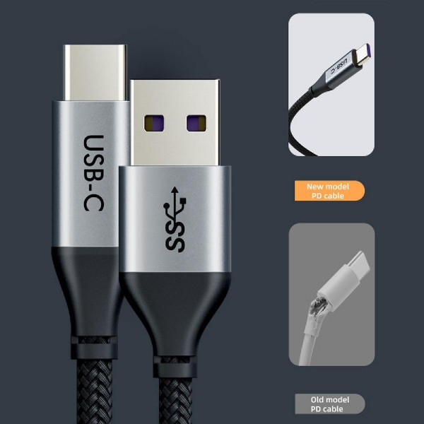 CABLETIME καλώδιο USB-A σε USB-C C160, 5A, USB 2.0, 0.25m, μαύρο CABLETIME καλώδιο USB-A σε USB-C C160, 5A, USB 2.0, 0.25m, μαύρο