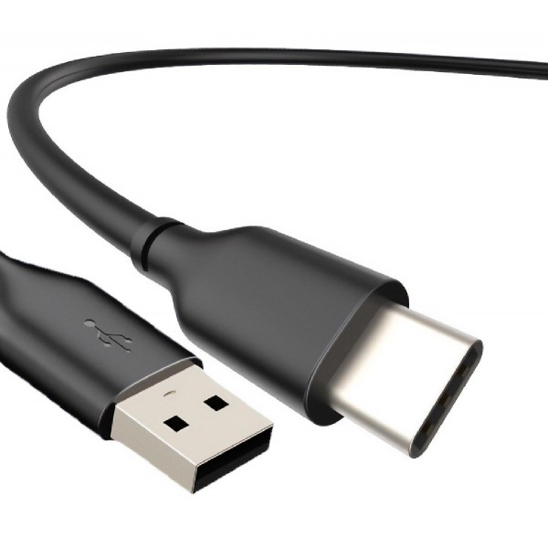 CABLETIME καλώδιο USB-A 2.0 σε USB-C C160, 5V3A, 0.25m, μαύρο