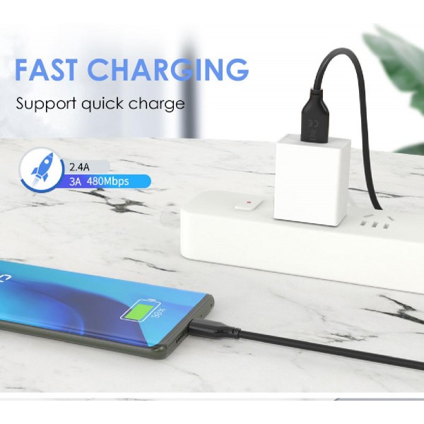 CABLETIME καλώδιο USB-A 2.0 σε USB-C C160, 5V3A, 1m, μαύρο CABLETIME καλώδιο USB-A 2.0 σε USB-C C160, 5V3A, 1m, μαύρο