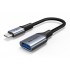 CABLETIME καλώδιο USB-C σε USB-A CMAF3, USB 3.0, 1.5A, 0.15m, μαύρο