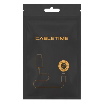 CABLETIME αντάπτορας USB Type-C σε RJ45 CML100, 100Mbps, 0.15m, γκρι CABLETIME αντάπτορας USB Type-C σε RJ45 CML100, 100Mbps, 0.15m, γκρι