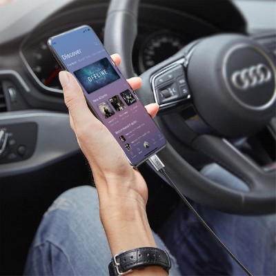 CABLETIME καλώδιο USB-C σε 3.5mm C160, 1.8m, μαύρο CABLETIME καλώδιο USB-C σε 3.5mm C160, 1.8m, μαύρο