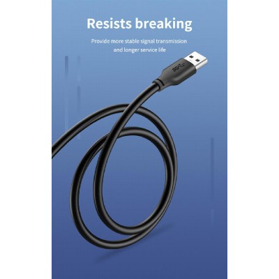 CABLETIME καλώδιο USB 3.0 C160, M-M, 5Gbps, 2m, μαύρο CABLETIME καλώδιο USB 3.0 C160, M-M, 5Gbps, 2m, μαύρο