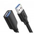 CABLETIME καλώδιο USB 3.0 (M) σε USB 3.0 (F) C160, 1m, μαύρο