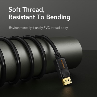 CABLETIME καλώδιο Mini DisplayPort σε DisplayPort AV588, 4K, 1.8, λευκό