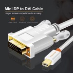 CABLETIME καλώδιο Mini DisplayPort σε DVI AV588, 1080p, 1.8m, λευκό CABLETIME καλώδιο Mini DisplayPort σε DVI AV588, 1080p, 1.8m, λευκό