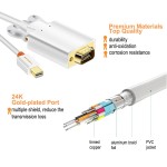 CABLETIME καλώδιο Mini DisplayPort σε VGA AV588, 1080p, 1.8m, λευκό CABLETIME καλώδιο Mini DisplayPort σε VGA AV588, 1080p, 1.8m, λευκό