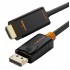 CABLETIME καλώδιο Displayport σε HDMI AV585, 1080p, 1m, μαύρο