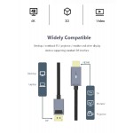 CABLETIME καλώδιο DisplayPort σε HDMI AV585, με LED, 4K, 1.8m, μαύρο CABLETIME καλώδιο DisplayPort σε HDMI AV585, με LED, 4K, 1.8m, μαύρο