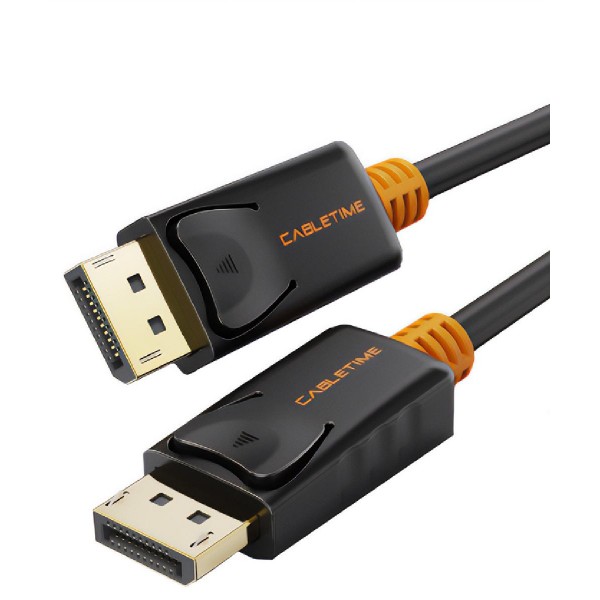 CABLETIME καλώδιο Displayport AV585, 1.2v, 4k/60hz, 1m, μαύρο