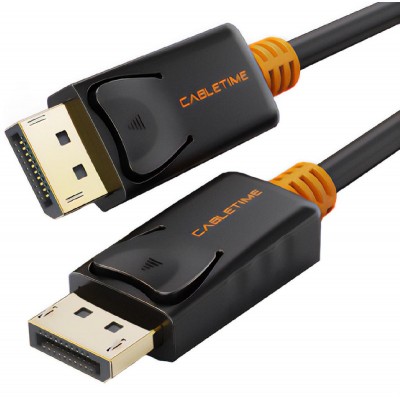 CABLETIME καλώδιο Displayport AV585, 1.2v, 4k/60hz, 1.8m, μαύρο CABLETIME καλώδιο Displayport AV585, 1.2v, 4k/60hz, 1.8m, μαύρο