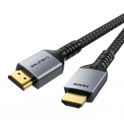 CABLETIME καλώδιο HDMI 2.1 HM8K, 28AWG, 8K/60HZ, 3m, μαύρο CABLETIME καλώδιο HDMI 2.1 HM8K, 28AWG, 8K/60HZ, 3m, μαύρο