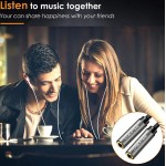 CABLETIME καλώδιο Stereo 3.5mm M σε 2x 3.5mm F AV309, 3pole, 0.2m, μαύρο CABLETIME καλώδιο Stereo 3.5mm M σε 2x 3.5mm F AV309, 3pole, 0.2m, μαύρο