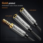 CABLETIME καλώδιο Stereo 3.5mm M σε 2x 3.5mm F AV309, 4pole, 0.2m, μαύρο CABLETIME καλώδιο Stereo 3.5mm M σε 2x 3.5mm F AV309, 4pole, 0.2m, μαύρο
