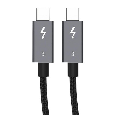 CABLETIME καλώδιο USB Type-C CT-C160, 100W, 5K, 40Gbps, 1m, μαύρο CABLETIME καλώδιο USB Type-C CT-C160, 100W, 5K, 40Gbps, 1m, μαύρο