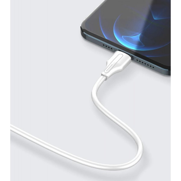 LDNIO καλώδιο USB-C σε USB LS540, 2.4A, 20cm, λευκό LDNIO καλώδιο USB-C σε USB LS540, 2.4A, 20cm, λευκό