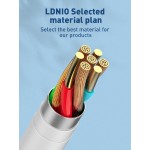 LDNIO καλώδιο USB-C σε USB-C LC611C, 65W PD, 1m, πράσινο LDNIO καλώδιο USB-C σε USB-C LC611C, 65W PD, 1m, πράσινο
