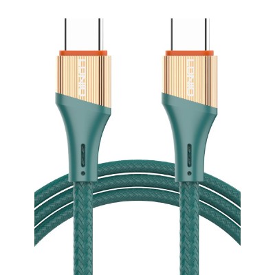 LDNIO καλώδιο USB-C σε USB-C LC631C, 65W PD, 1m, πράσινο LDNIO καλώδιο USB-C σε USB-C LC631C, 65W PD, 1m, πράσινο