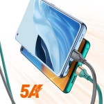 LDNIO καλώδιο USB-C σε USB-C LC631C, 65W PD, 1m, πράσινο LDNIO καλώδιο USB-C σε USB-C LC631C, 65W PD, 1m, πράσινο