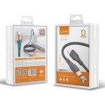 LDNIO καλώδιο USB-C σε USB-C LC631C, 65W PD, 1m, πράσινο LDNIO καλώδιο USB-C σε USB-C LC631C, 65W PD, 1m, πράσινο