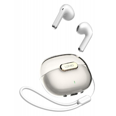 LDNIO earphones με θήκη φόρτισης T03, True Wireless, HiFi, λευκά LDNIO earphones με θήκη φόρτισης T03, True Wireless, HiFi, λευκά