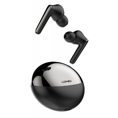 LDNIO earphones με θήκη φόρτισης T01, True Wireless, HiFi, μαύρα LDNIO earphones με θήκη φόρτισης T01, True Wireless, HiFi, μαύρα