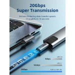 CABLETIME καλώδιο USB-C CT-CMCML-AG1, γωνιακό, 100W 20Gbps 4K, 1m, μαύρο CABLETIME καλώδιο USB-C CT-CMCML-AG1, γωνιακό, 100W 20Gbps 4K, 1m, μαύρο