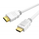 CABLETIME καλώδιο HDMI CT-HE19G με Ethernet, 4K/60Hz, 18 Gbps, 1m, λευκό CABLETIME καλώδιο HDMI CT-HE19G με Ethernet, 4K/60Hz, 18 Gbps, 1m, λευκό