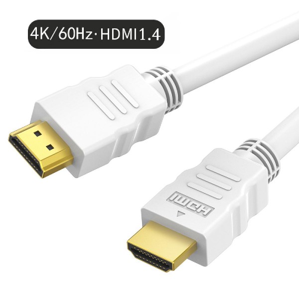 CABLETIME καλώδιο HDMI CT-HE19G με Ethernet, 4K/60Hz, 18 Gbps, 1m, λευκό CABLETIME καλώδιο HDMI CT-HE19G με Ethernet, 4K/60Hz, 18 Gbps, 1m, λευκό