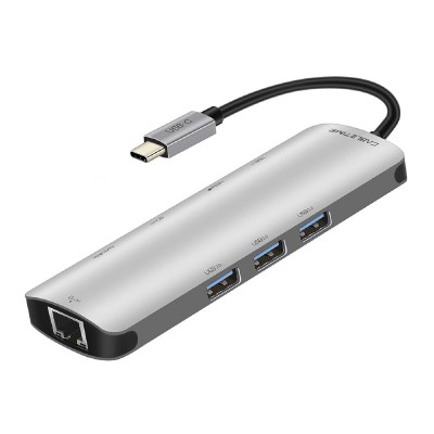 CABLETIME docking station CT-CMHD91, 9 θυρών, USB-C σύνδεση, 4K, 100W, γκρι CABLETIME docking station CT-CMHD91, 9 θυρών, USB-C σύνδεση, 4K, 100W, γκρι