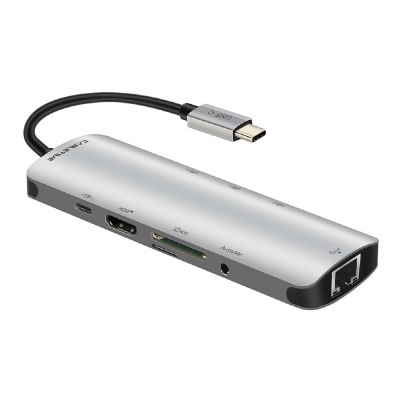 CABLETIME docking station CT-CMHD91, 9 θυρών, USB-C σύνδεση, 4K, 100W, γκρι CABLETIME docking station CT-CMHD91, 9 θυρών, USB-C σύνδεση, 4K, 100W, γκρι