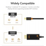 CABLETIME καλώδιο mini DisplayPort σε HDMI CT-AV588-03G4K, 4K/30Hz, 1.8m, μαύρο CABLETIME καλώδιο mini DisplayPort σε HDMI CT-AV588-03G4K, 4K/30Hz, 1.8m, μαύρο