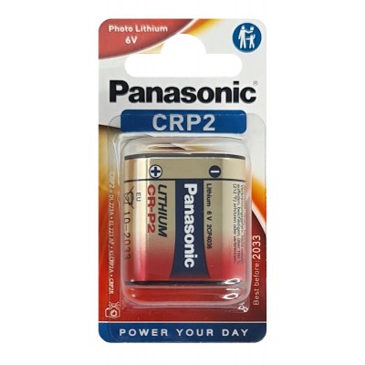 PANASONIC μπαταρία λιθίου, CRP2, 6V, 1τμχ PANASONIC μπαταρία λιθίου, CRP2, 6V, 1τμχ