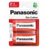 PANASONIC μπαταρίες Zinc Carbon, D/R20, 1.5V, 2τμχ