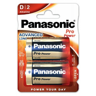 PANASONIC αλκαλικές μπαταρίες Pro Power, D/LR20, 1.5V, 2τμχ PANASONIC αλκαλικές μπαταρίες Pro Power, D/LR20, 1.5V, 2τμχ