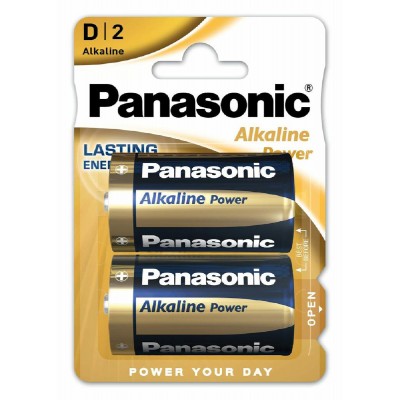 PANASONIC αλκαλικές μπαταρίες Alkaline Power, D/LR20, 1.5V, 2τμχ PANASONIC αλκαλικές μπαταρίες Alkaline Power, D/LR20, 1.5V, 2τμχ