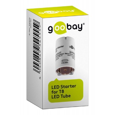 GOOBAY LED starter 54555 για λάμπες T8 LED tube, 30W, IP20 GOOBAY LED starter 54555 για λάμπες T8 LED tube, 30W, IP20