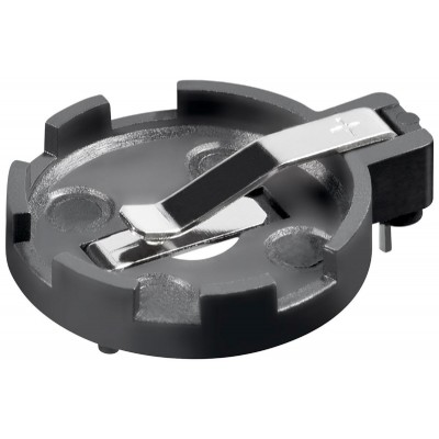 GOOBAY βάση μπαταρίας 56617, για CR2012/2016/2020/2025/2032, μαύρη GOOBAY βάση μπαταρίας 56617, για CR2012/2016/2020/2025/2032, μαύρη