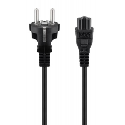 GOOBAY καλώδιο τροφοδοσίας 57846, 0.75mm², 1m, μαύρο GOOBAY καλώδιο τροφοδοσίας 57846, 0.75mm², 1m, μαύρο