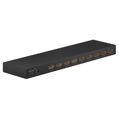 GOOBAY HDMI splitter 58484, 1-in σε 8-out, 4K/60Hz, μαύρο GOOBAY HDMI splitter 58484, 1-in σε 8-out, 4K/60Hz, μαύρο