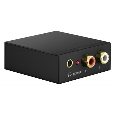 GOOBAY μετατροπέας ήχου 58493, Coaxial/Toslink σε 2x RCA, μαύρος GOOBAY μετατροπέας ήχου 58493, Coaxial/Toslink σε 2x RCA, μαύρος