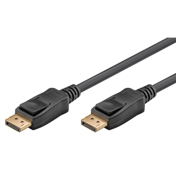 GOOBAY καλώδιο DisplayPort 2.0 58532, gold-plated, 8K, HDR, 1m, μαύρο GOOBAY καλώδιο DisplayPort 2.0 58532, gold-plated, 8K, HDR, 1m, μαύρο